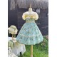 Mademoiselle Pearl Four Leaf Clover and Lime Blouse Apron Overdress JSK and Ops(Reservation/2 Colours/Full Payment Without Shipping)